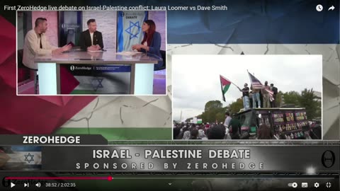 17 Nov 2023: First ZeroHedge live debate on Israel-Palestine conflict: Laura Loomer vs Dave Smith