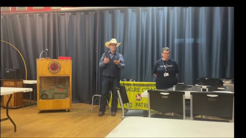Nature Coast 912 Patriots August Meeting. Tony Brice speaker