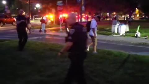 A man on a scooter shouting “F*** Charlie Kirk” drove through a vigil at the Idaho Capitol