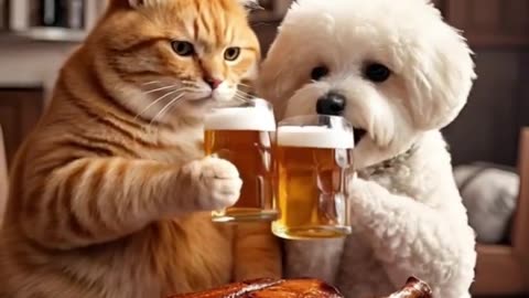 ai cat funny pet animals(1080P_HD)
