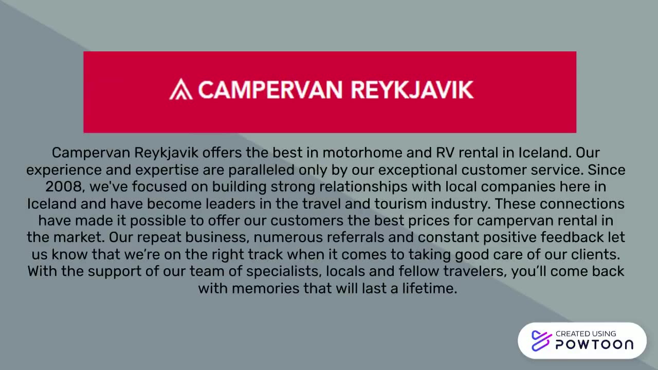 camper rental reykjavik