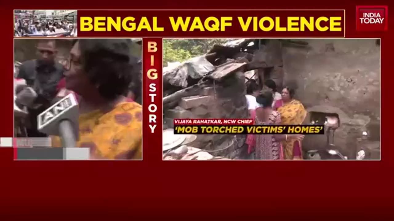 BJP accused the TMC goverment of targeting hindu families.