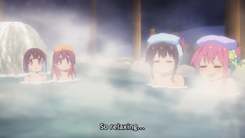 Anime Onimai I am Now Your Sister-boy turn into a girl and join his female friends in the hot spring