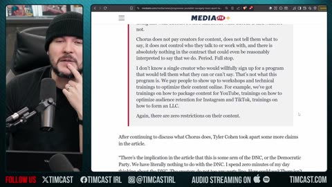 Democrat Influencers Accused of SECRET PAY FOR PLAY Campaign, David Pakman & Others | Tim Pool