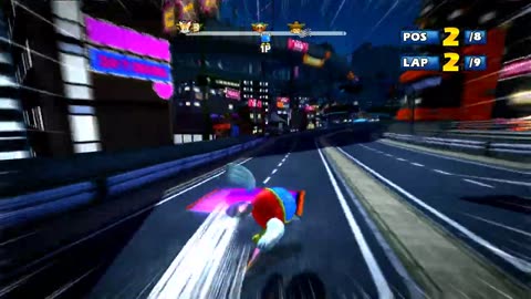 sonic and Sega all-stars racing opa opa expert 9 laps