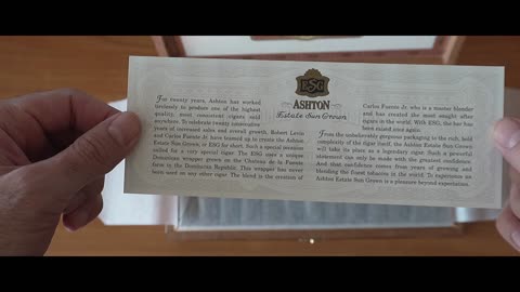 Ashton ESG cigar unboxing