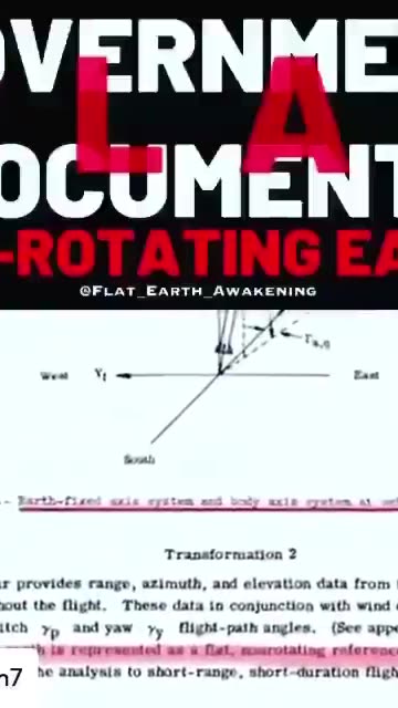 Government documents that prove the earth is flat, and NASA is a hoax!?