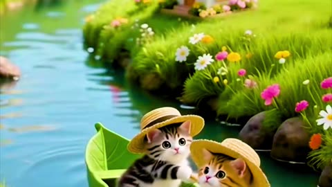 The Purr-boat of Friendship #viral #trending #viralshorts #viralvideo