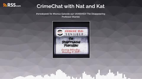 #sneakpeek for #bonus Episode 157: VANISHED! The Disappearing Professor #series