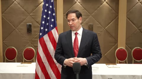 Sec Marco Rubio is hopeful for a 'peaceful, stable' Syria under new regime
