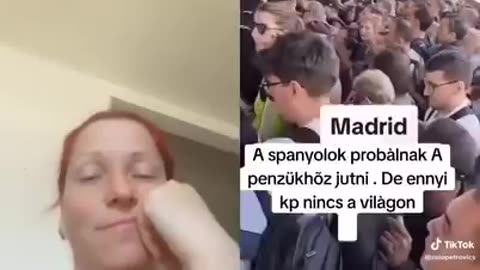 MADRID - hirtelen mindenki készpénzzel szeretne fizetni