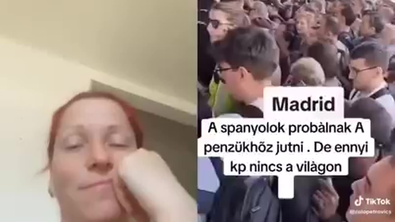 MADRID - hirtelen mindenki készpénzzel szeretne fizetni