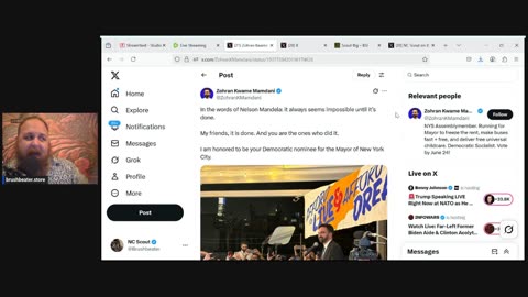 Radio Contra 350. NYC Communist Leads DNC and the 12 Day War