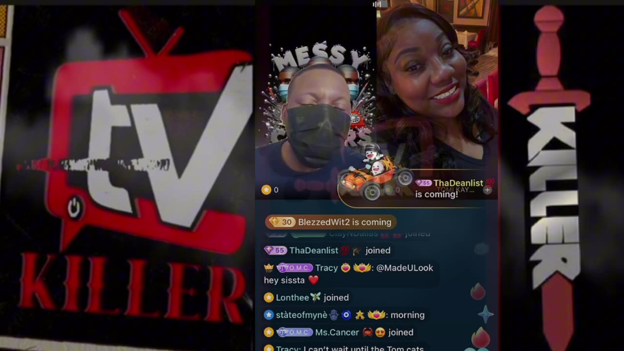 TOMIKAY TELLS MESSY CALLER ADMIN TIARA SHE WILL KILL HER