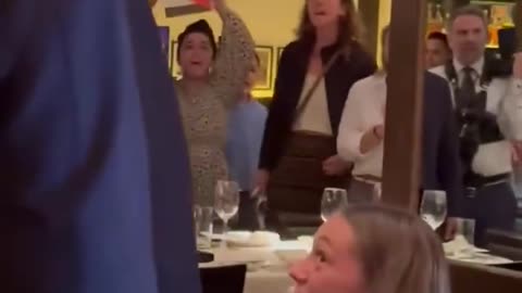 D.C. leftists shout a lil rhyming chant comparing the President to Hitler