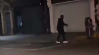 Dublin Illegal migrant Muslims are fighting in fe streets using broken bottles.