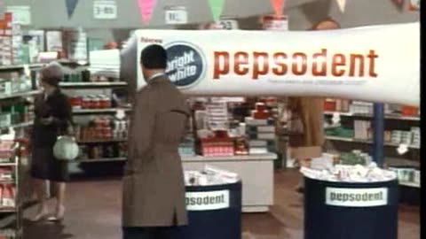 Commercial - Pepsodent Toothpaste 1967 w Maxwell Smart & Agent 13 (b59)