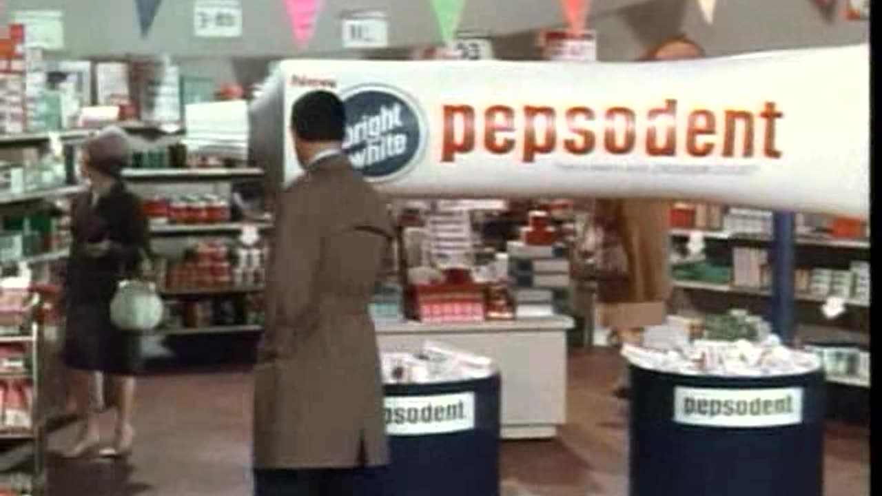 Commercial - Pepsodent Toothpaste 1967 w Maxwell Smart & Agent 13 (b59)
