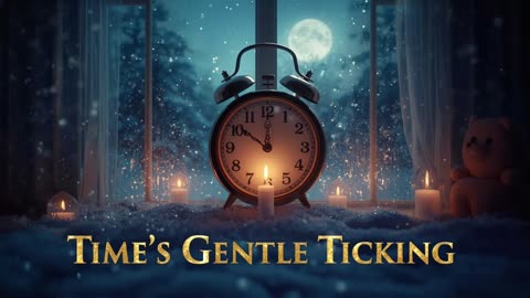 🌙 Time’s Gentle Ticking – New Year Lullaby for Kids | Gentle Sleep Music for Babies & Toddlers 🕰️✨