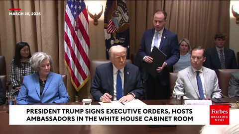 WATCH: Trump Signs Executive Order To Modernize Treasury Department Payment System To Stop Fraud