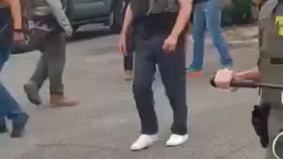 Illegal aliens were arrested this morning in a raid at a Home Depot in Hollywood, CA.