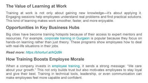 Empower Employees Through Engaging Corporate Training