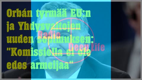 Orbán tyrmää EUn ja Yhdysvaltojen uuden sopimuksen