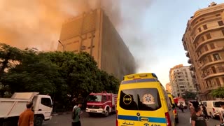 Fire at Cairo telecoms center injures 22, disrupts communications