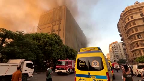 Fire at Cairo telecoms center injures 22, disrupts communications