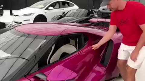 Open the door of million dollars cars