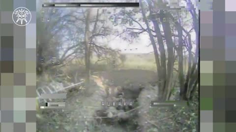 Ukrainian Strike Drones Coming Through the Front Door of Russian Bunkers At Speed
