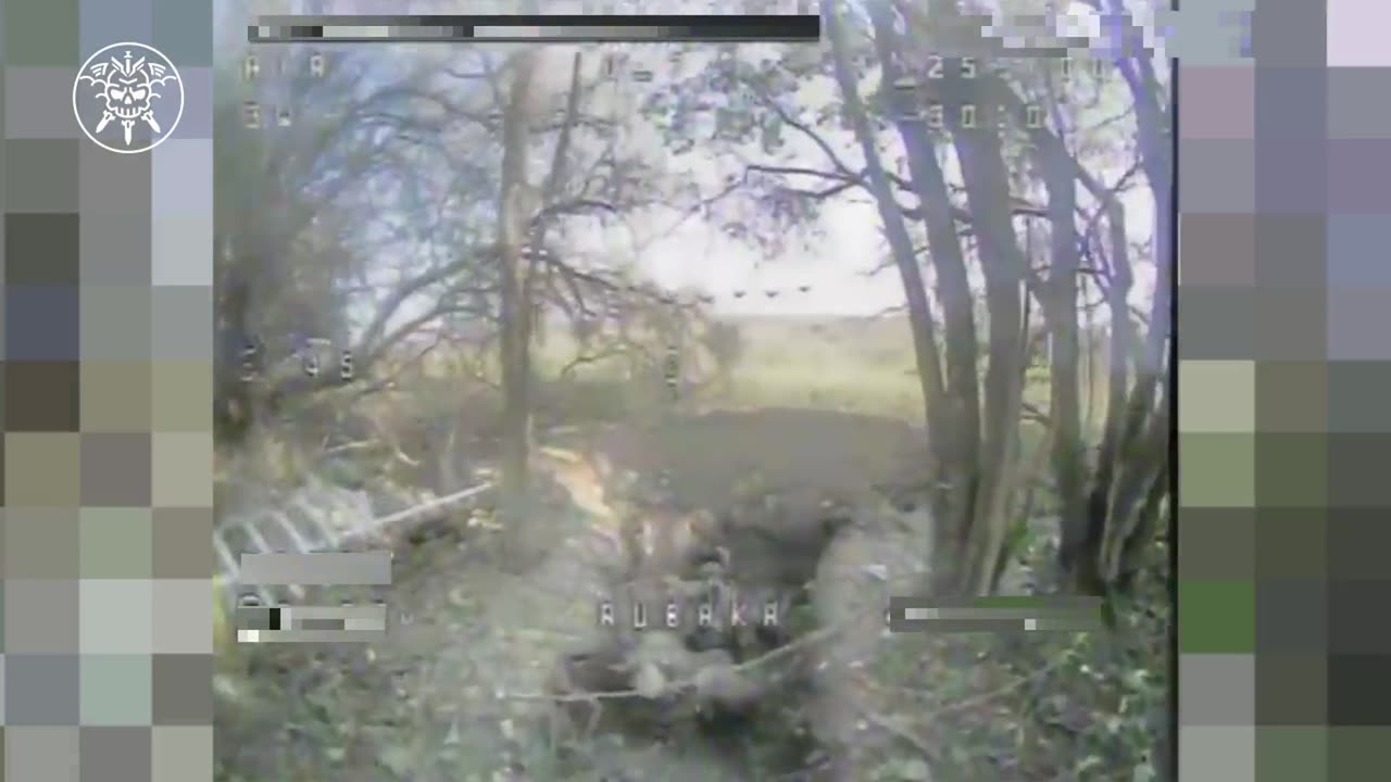 Ukrainian Strike Drones Coming Through the Front Door of Russian Bunkers At Speed