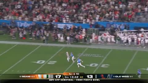 2025-26 CFP Fiesta Bowl Miami vs Ole Miss