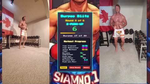 Everyday 450 push ups and 180 Burpees!