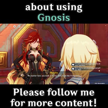 Mavuika on using Gnosis 7
