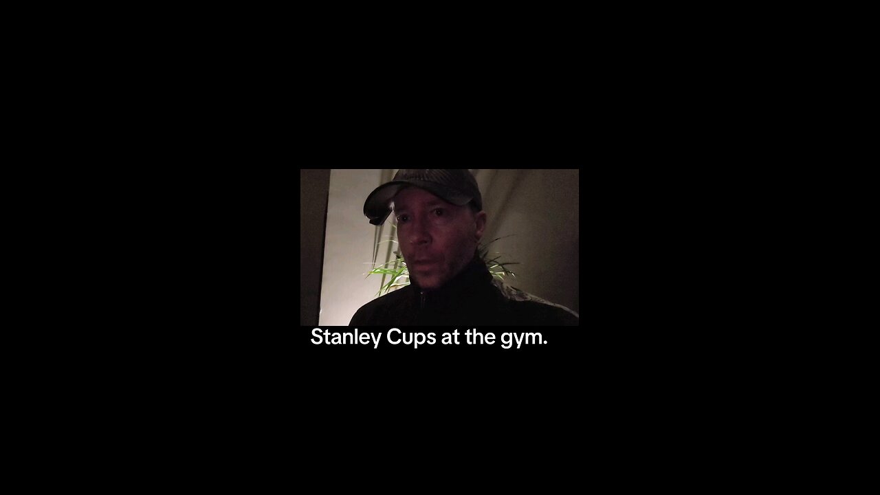 Stanley Cups at the gym.