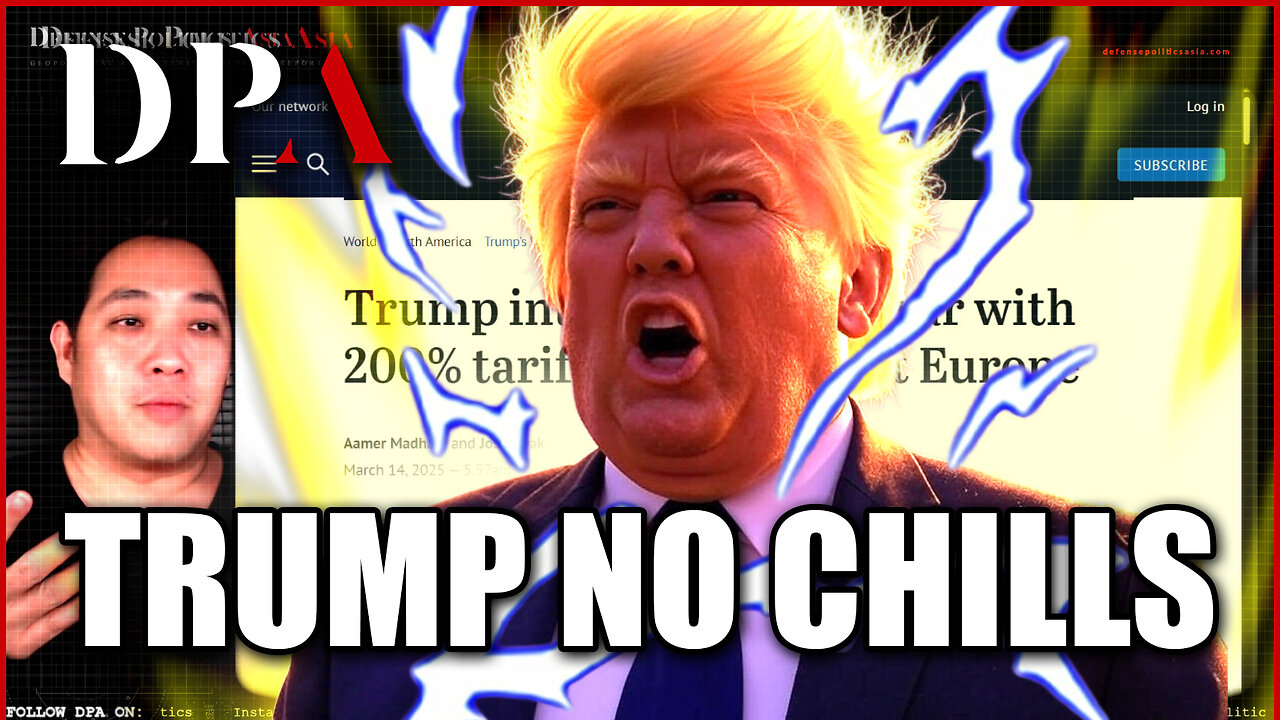 Trump slaps 200% TARIFF on European alcohol = 3 times more expensive; EU goes into trade war w USA!