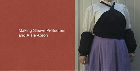 Making Sleeve Protectors And Tie Apron