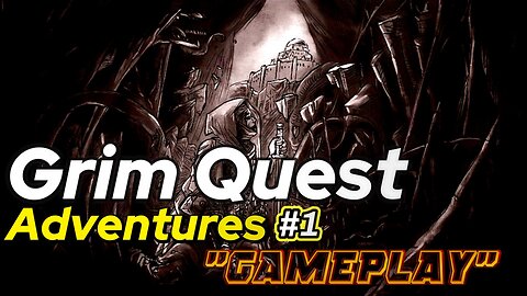 Grim Quest🕯️ | First Run – 1 Hour of Dark Fantasy Turn-Based Action | No Commentary