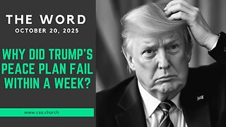 Why Did Trump's Peace Plan Fail Within A Week?