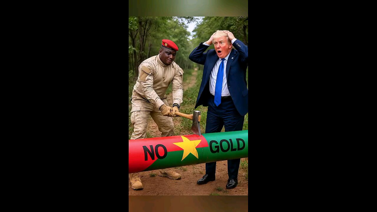 Ibrahim Traoré Cuts GOLD Pipeline, Trump Shocked in Desert Scene 😂🔥