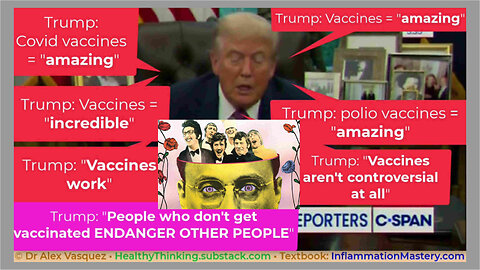 Trump Introduces "Monty Python's Flying Vaccines..."