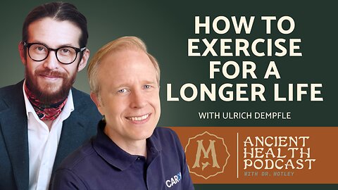 399: How to Exercise for A Longer Life: V02 Max | Ulrich Dempfle