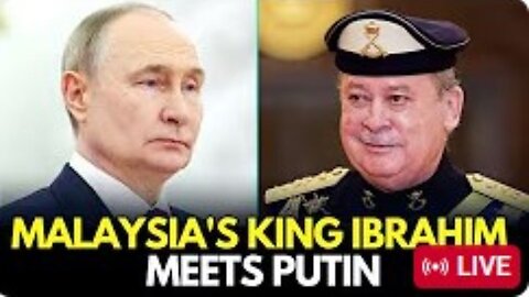 Malaysia's King Sultan Ibrahim Visits Russia | King Sultan Ibrahim Meets Putin | Russia Live | N18G