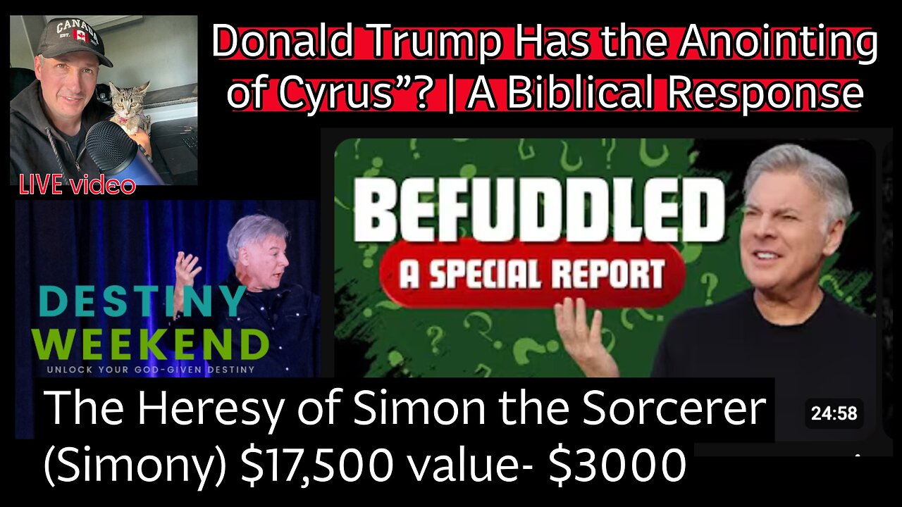 🔍 Lance Wallnau, the Anointing of Cyrus, and the Destiny Weekend Money Machine: A Biblical Response