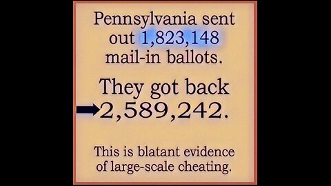 2020 election fraud - drop drip flood