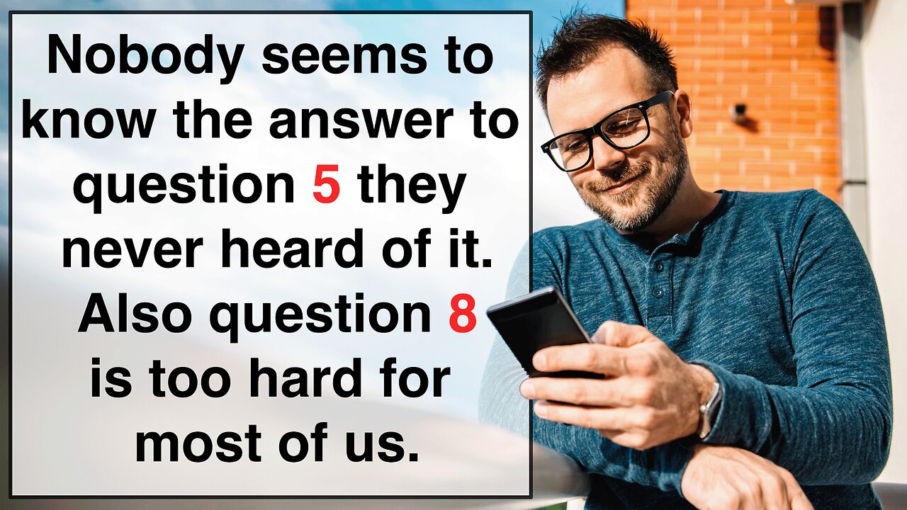 Mixed Trivia Test