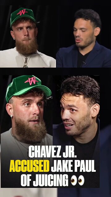 Julio Cesar Chavez Jr. accused Jake Paul of being on steroids — right to his face 😂💉