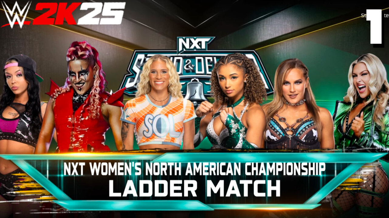 WWE 2K25 NXT Women's North American Championship - Sol Ruca 6 Women ...