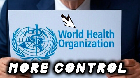 🚨 World health organization members adopt global pandemic accord.